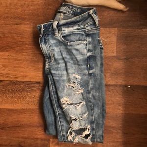 American Eagle distressed jeans